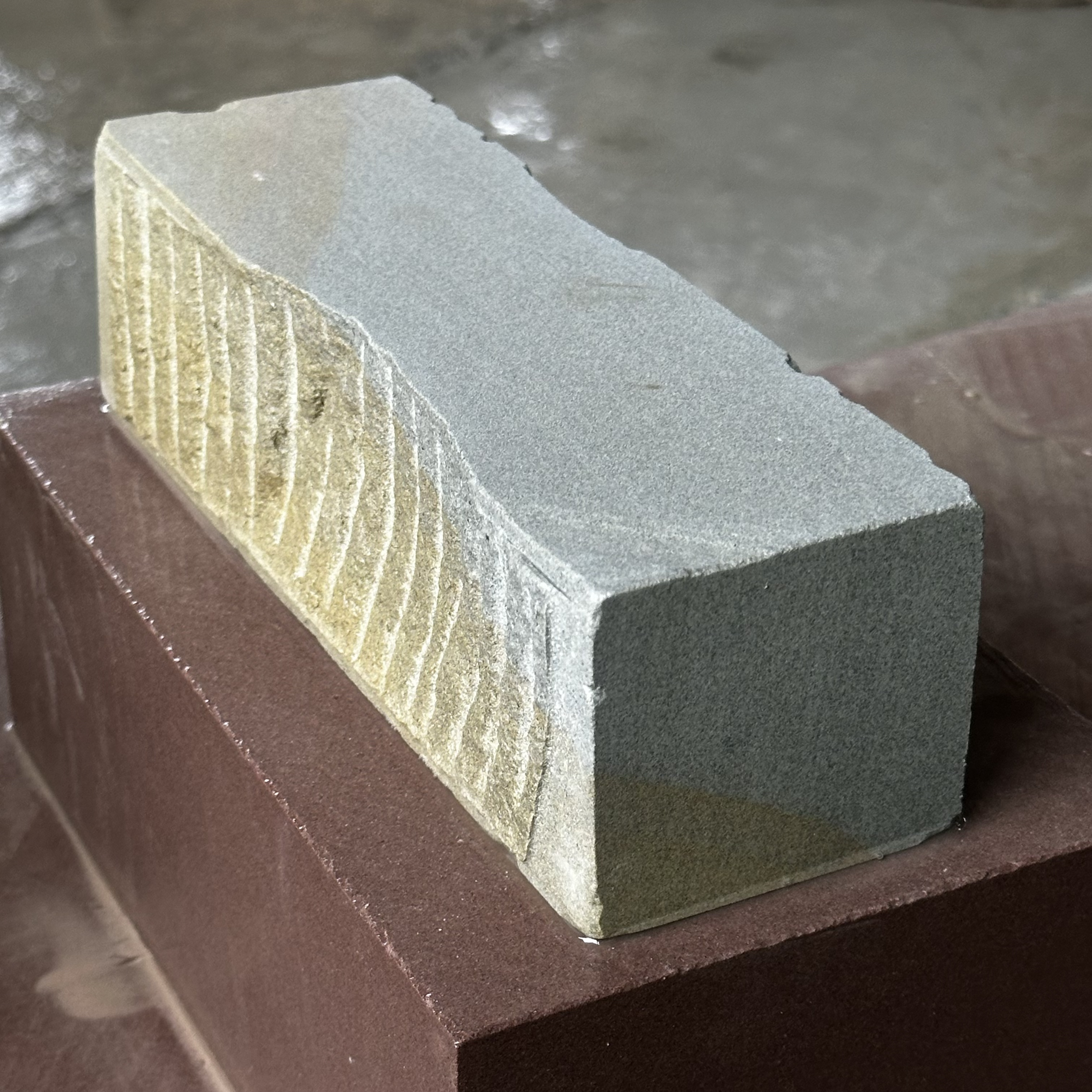 李石匠四川深山老磨石天然家用磨刀石手工随型磨刀石