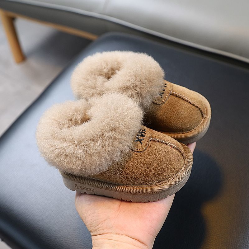 宝宝雪地靴冬季款婴儿大棉鞋1一3岁男小童加绒加厚短靴女童雪地棉