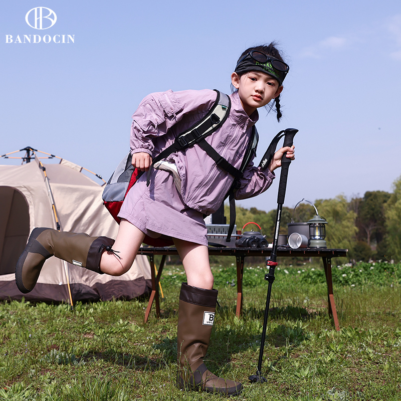 BANDOCIN/半度闲女童休闲套装户外透气轻便运动弹力春秋防晒外套