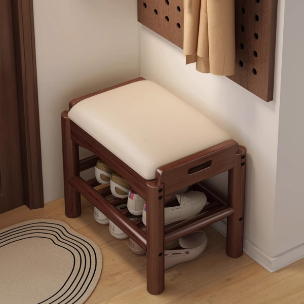 换鞋凳门口家用入户实木窄小鞋凳可坐可收纳鞋柜坐凳一体穿鞋凳子