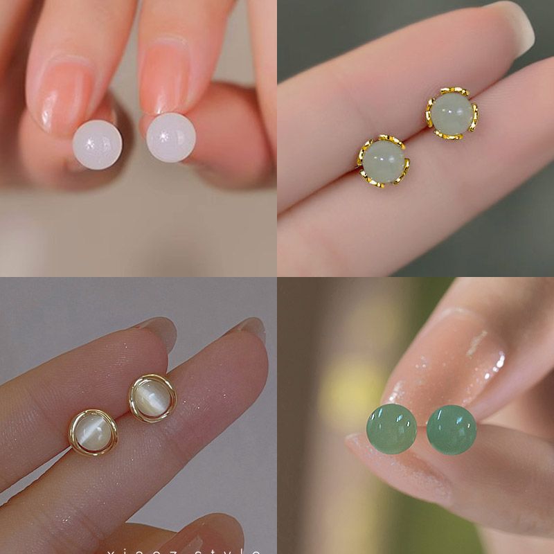 2024年新款潮复古气质百搭小巧耳饰小众设计感小巧百搭耳钉耳饰女