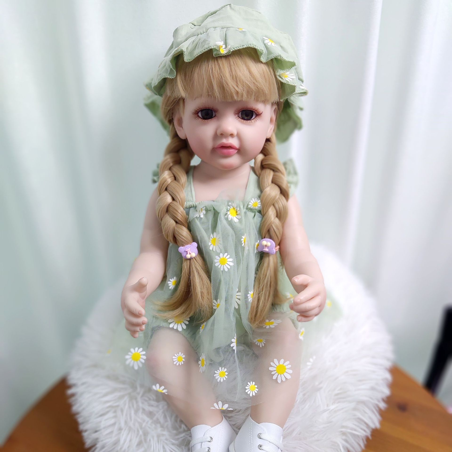 55cm仿真婴儿重生换装娃娃洗澡儿童节玩偶女生公主生日礼物盒礼品