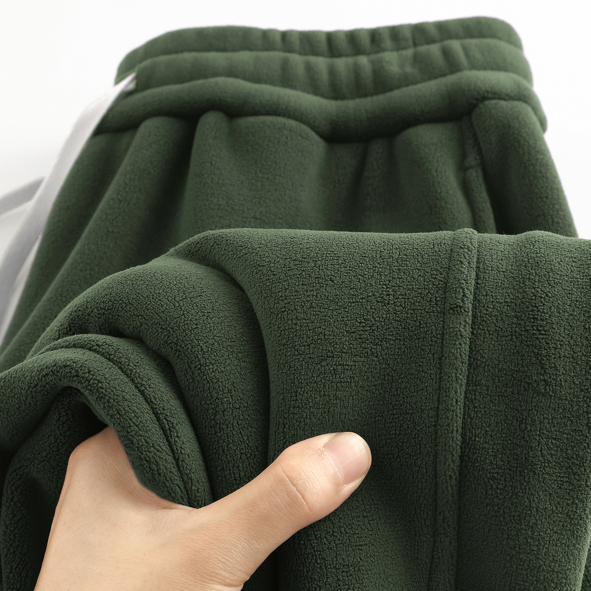 双面奥粒绒！500G重磅束脚卫裤女2024新款秋冬加绒加厚保暖长裤男