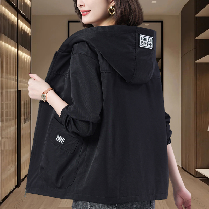 2025春秋新款爆款外套女小个子韩系休闲气质时尚宽松早春夹克上衣