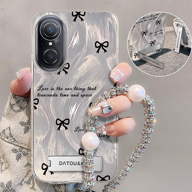 适用于【华为】Nova9SE简约满屏蝴蝶结新款女款羽纱手机壳