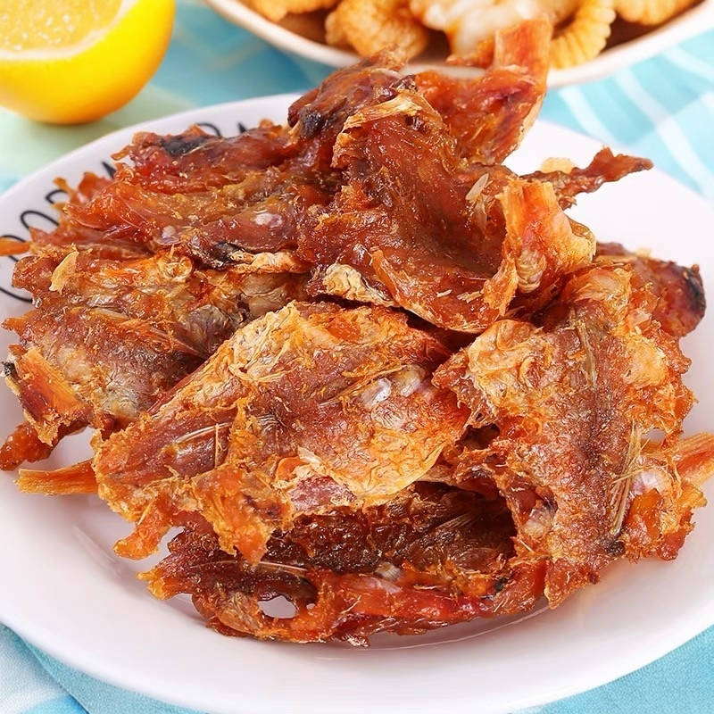 红娘鱼干开袋即食小零食香辣福建小鱼干休闲充饥网红解馋香酥鱼片
