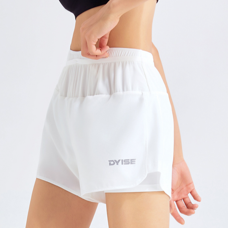 （五个口袋）DYISE夏季运动短裤速干马拉松防走光跑步健身瑜伽女