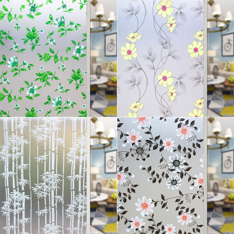 玻璃贴纸窗户贴膜透光不透明窗花玻璃贴磨砂客厅卫生间浴室隐私膜