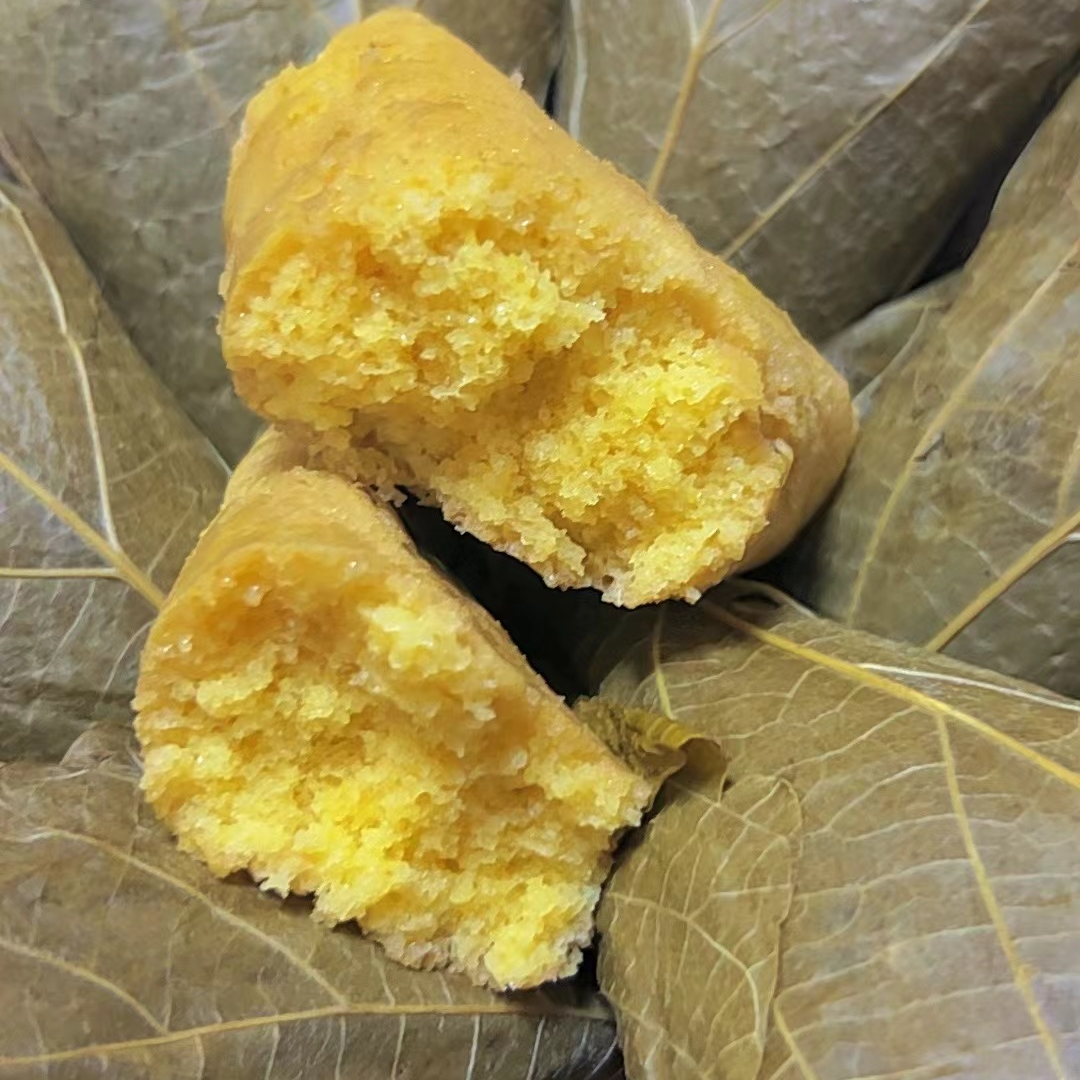 桐叶子粑粑重庆开州包谷粑粑纯手工玉米粑粑香甜软
