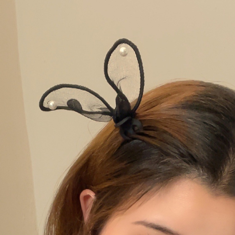 首闻兔耳朵发卡发夹网红发饰女新款韩国迷你小抓夹前额编发鲨鱼夹