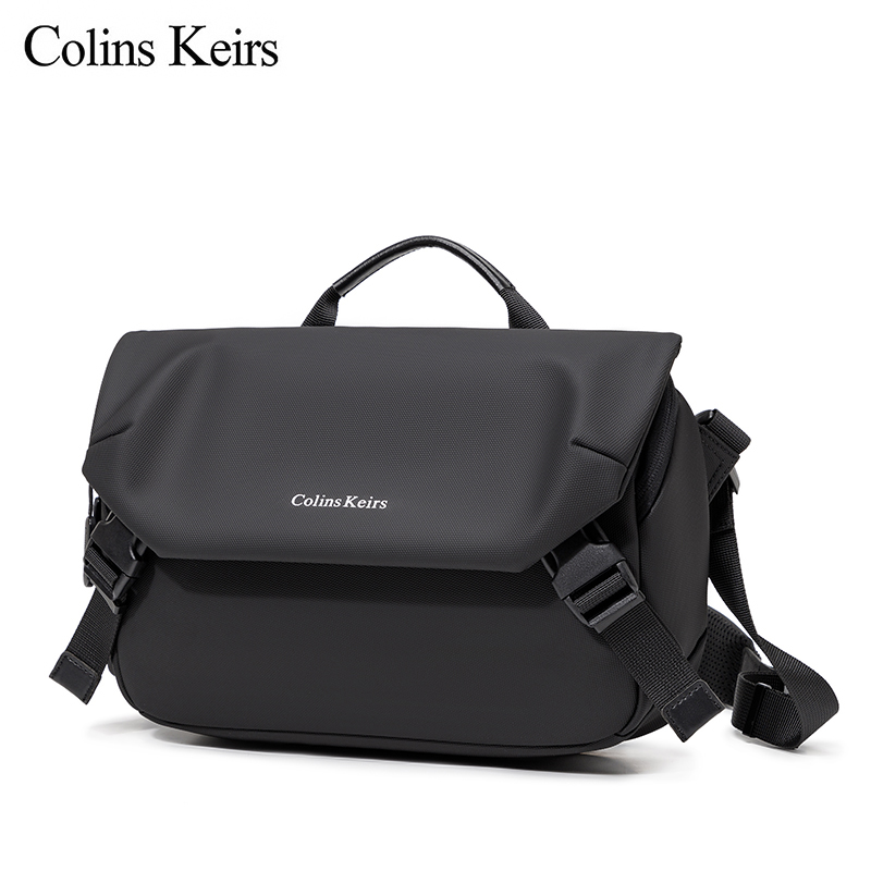 Colins Keirs男士单肩斜挎包夏季轻便简约百搭防泼水商务肩包时尚