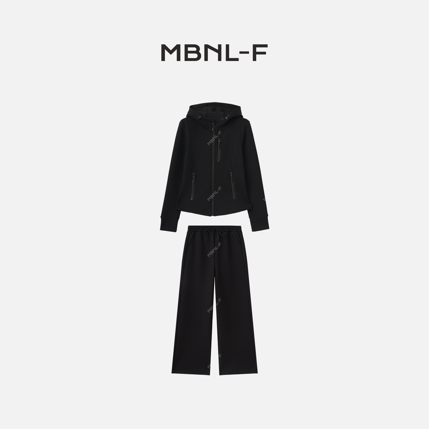 MBNL-F“松弛套装” 2024F/W新品 加绒户外卫衣套装 秦磊XM-TZ26258