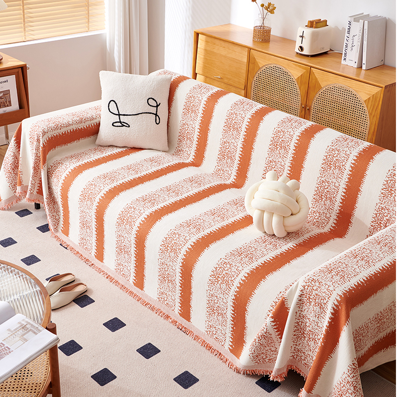 【斑斓】简约沙发盖巾防滑沙发垫四季通用新款沙发套罩盖布一片式