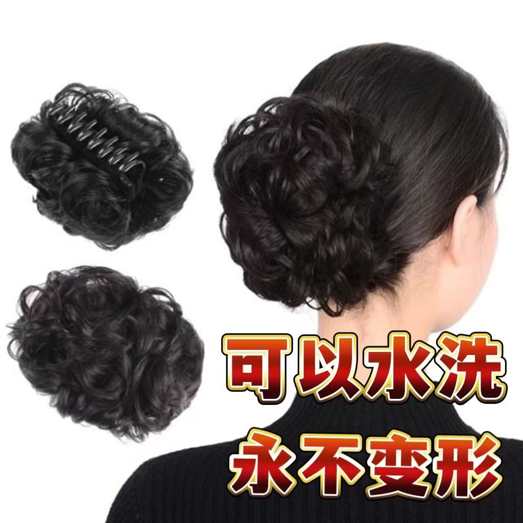 假发抓夹头发夹子大号盘发头饰短发女后脑勺头花抓夹成人发夹