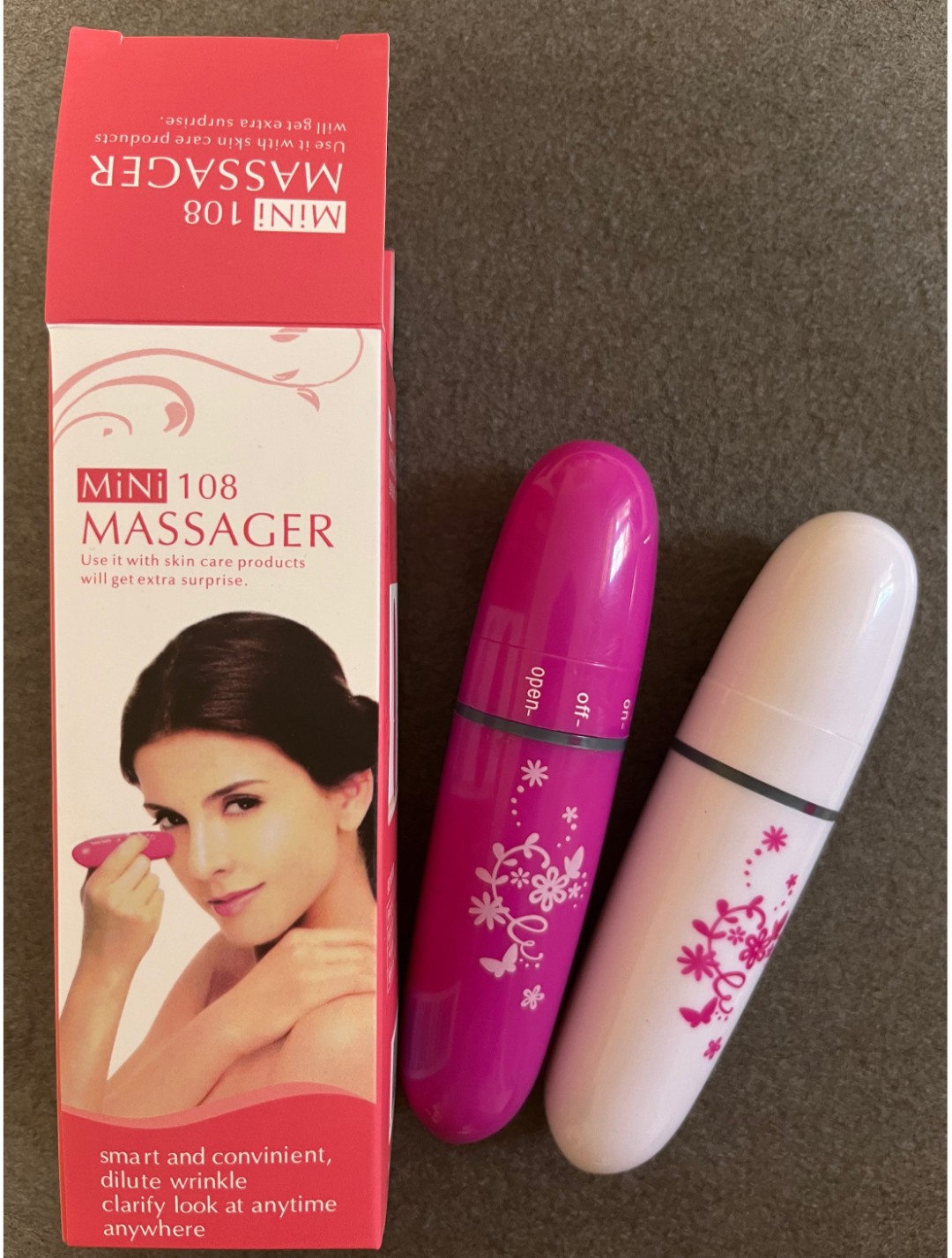 升级款眼部按摩仪穴位按摩棒迷你女士多功能舒缓按摩震动按摩仪