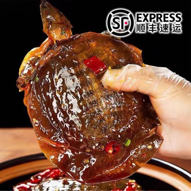 麻辣卤甲鱼 4两/只 工厂直发 现卤现发  裙边Q弹 肉质爽弹 锁鲜装