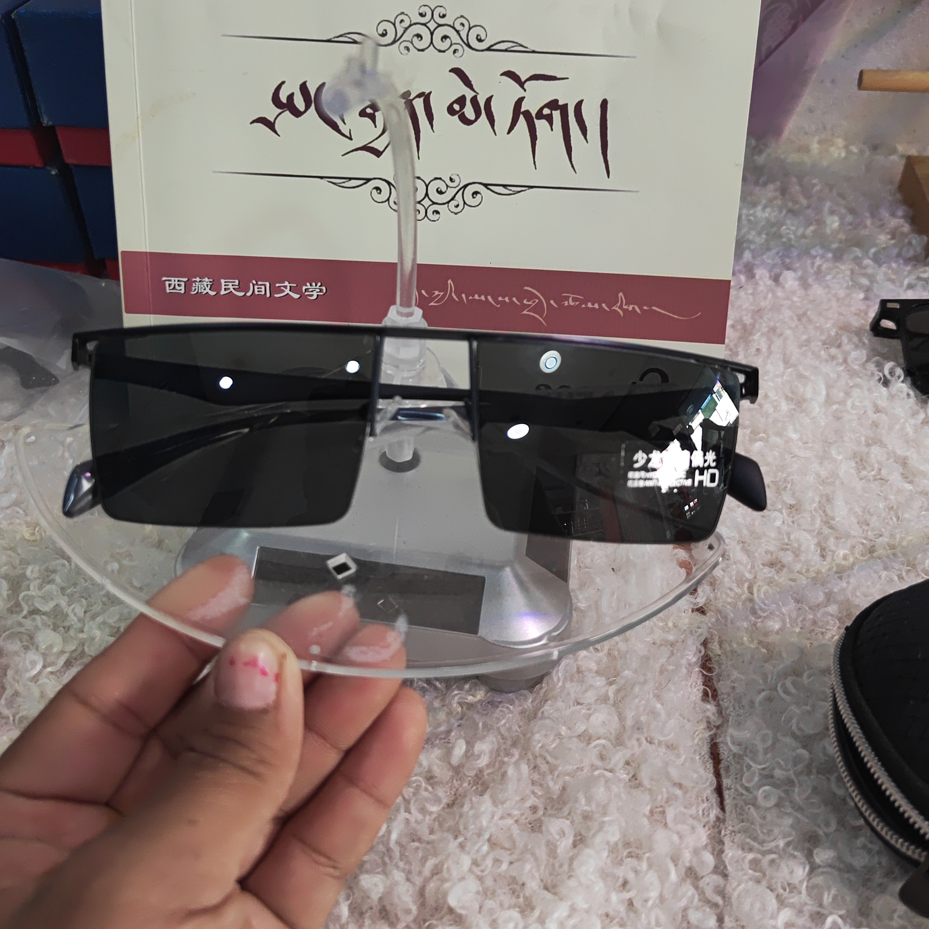 男士方框墨镜潮流遮阳防紫外线太阳镜开车户外专用时尚镜片