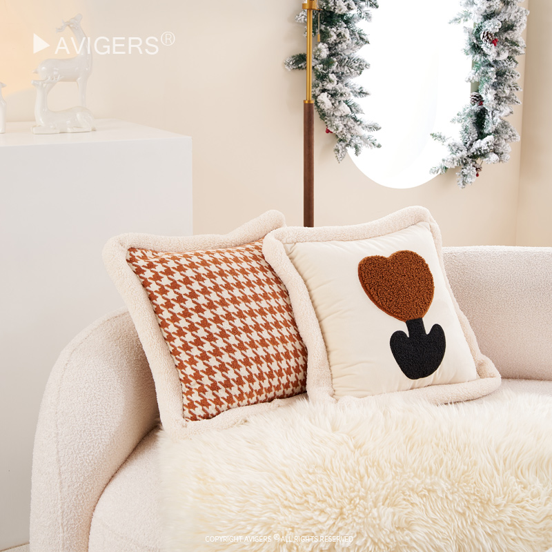 酒店抱枕套沙发客厅高级感腰靠枕床头推荐网红爆款软包靠背垫腰托