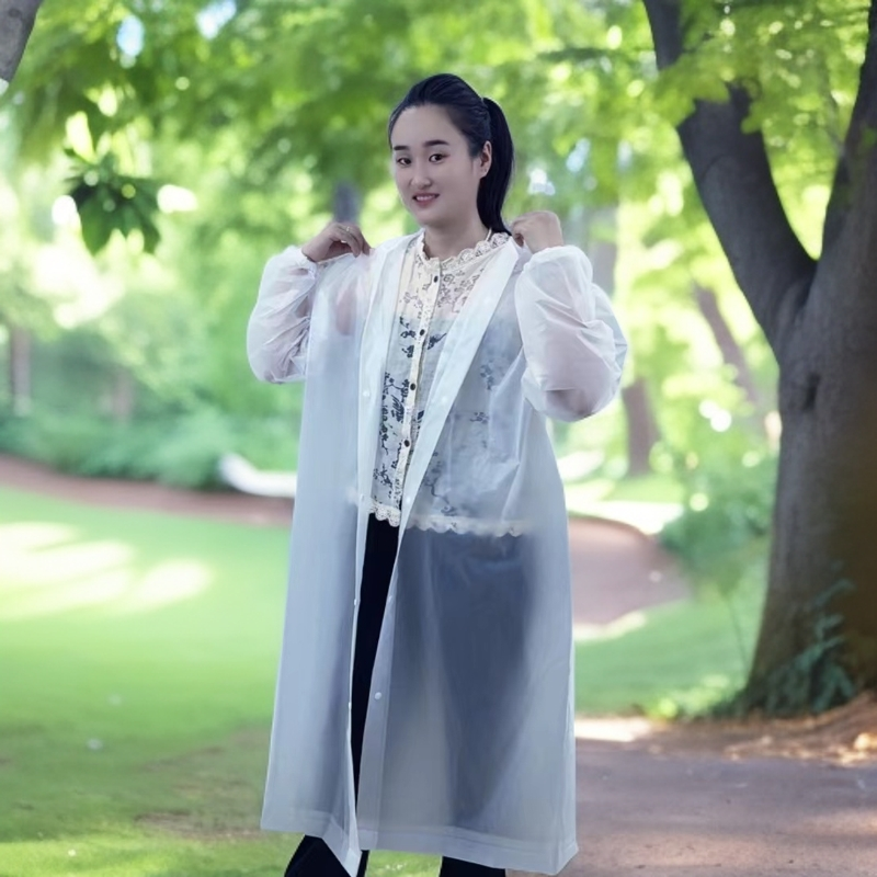 雨衣长款非一次性加厚EVA雨衣环保无味徒步户外防水加厚防水雨衣