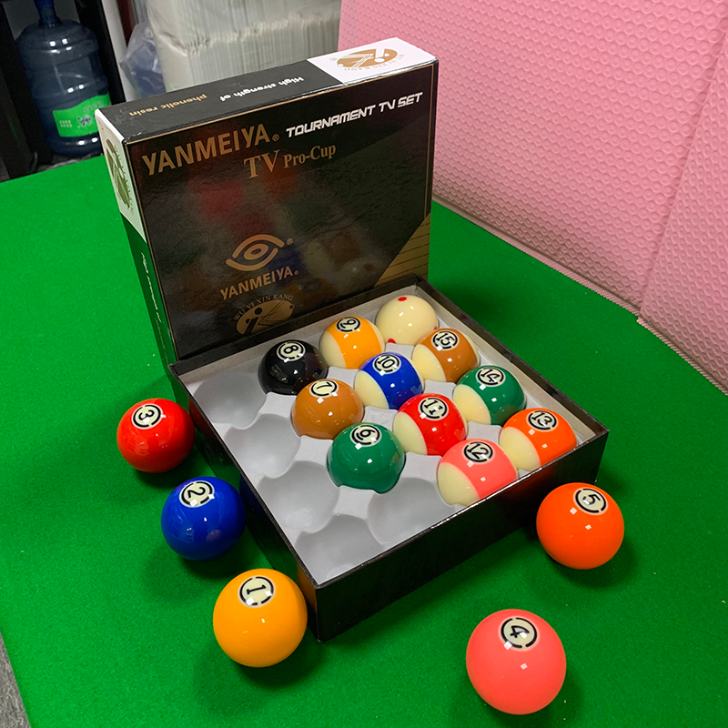 正品优质新康黑金刚级别标准黑八大号桌球台球5.72cm水晶TV球包邮