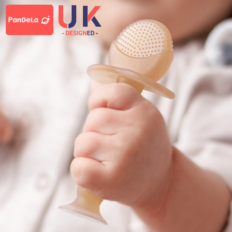 牙胶婴儿磨牙棒可水煮食品级硅胶4-6个月以上宝宝3防吃手咬胶玩具