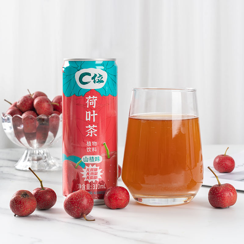 华贵C位山楂荷叶茶310ML*12罐装无糖饮料清爽解渴解油腻
