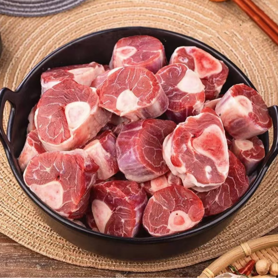 原切羔羊小腿肉 切片（非只有中间段）
