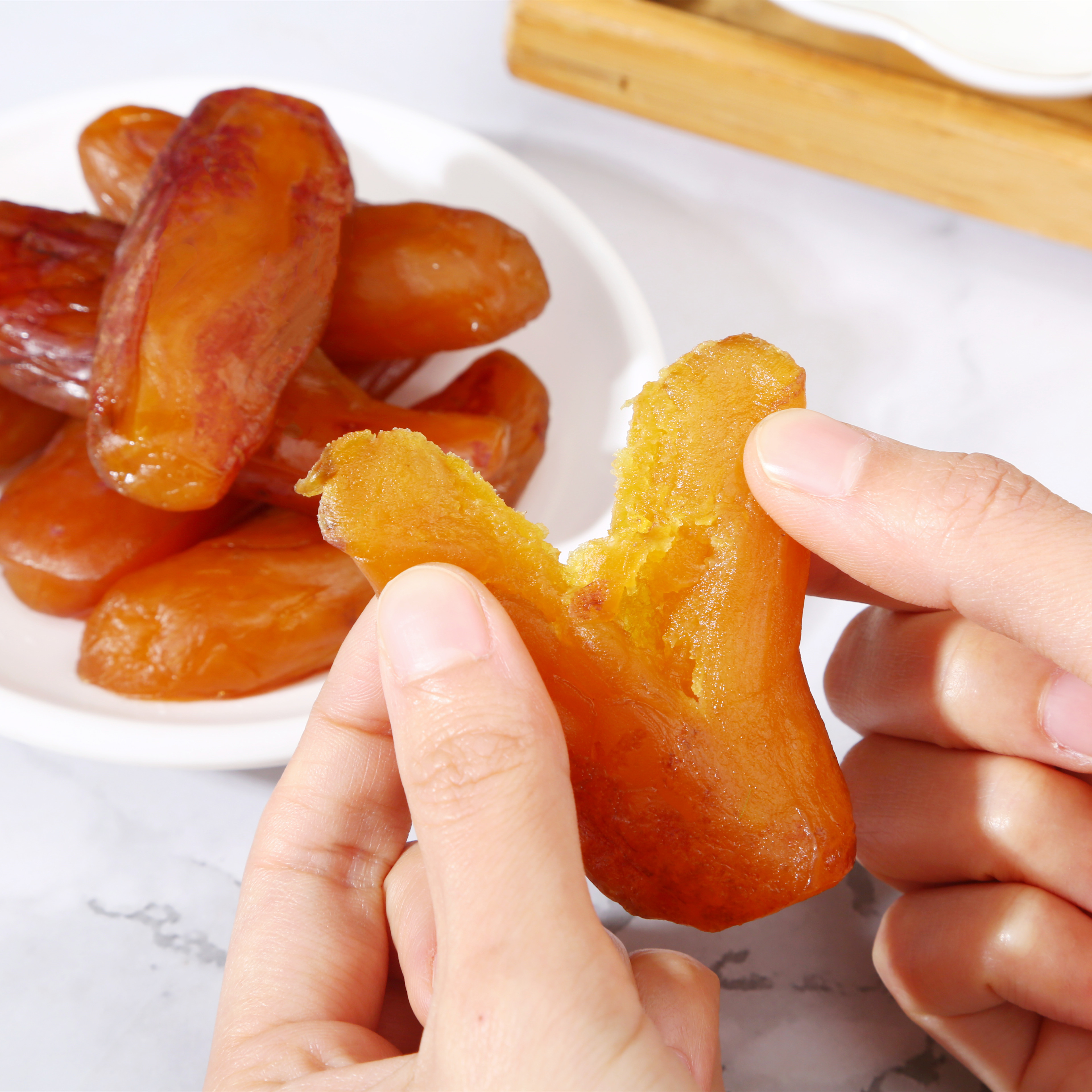 薯百万【到手3袋】拇指迷你小香薯干蜜薯精选红薯干软糯嚼劲