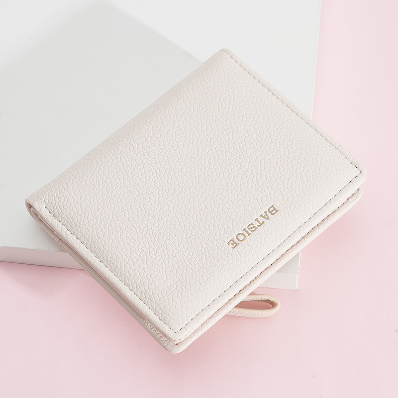 2025新款纯色多功能短款小钱包女小巧百搭学生包包小众零钱包