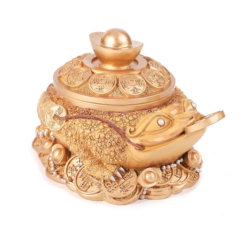 居明师傅推荐东北钓金蟾摆件家用吉摆件蟾蜍