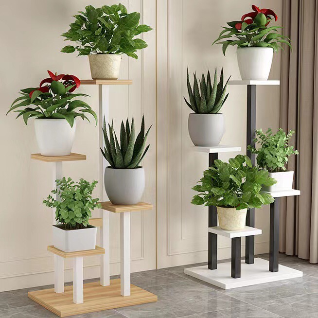 【客厅花架】新款式装饰花盆架绿植萝落地式室内多层阳台铁艺花架子