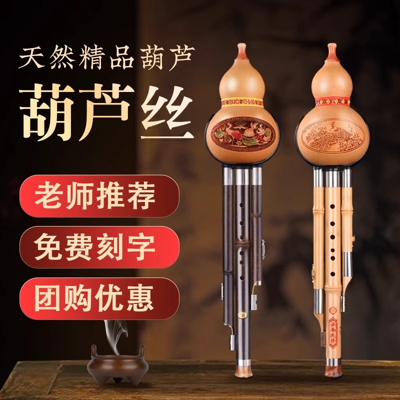 葫芦丝初学者C调降B调F调防摔小学生学校专用葫芦丝乐器教学儿童