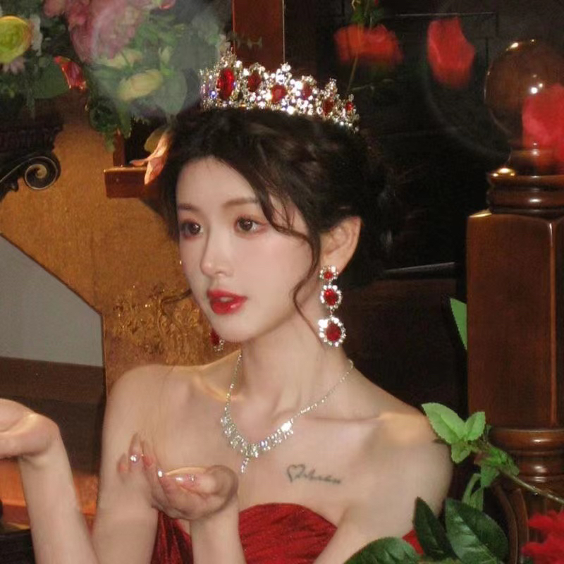 巴洛克欧式高贵王冠新娘皇冠结婚女王金色大皇冠生日奢华皇冠贵气