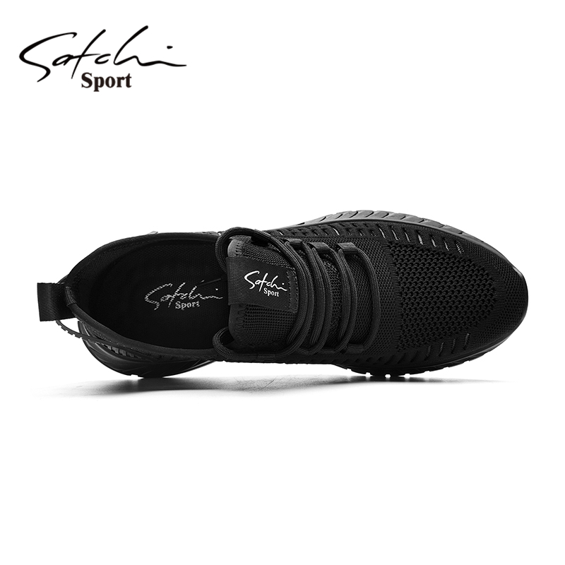 沙驰男鞋软底网面鞋2025年冬季新款运动休闲鞋男士轻便男士爸爸鞋