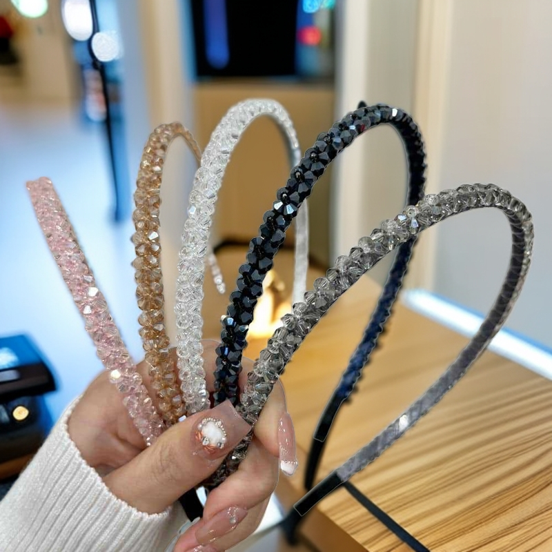 【爆款推荐】饰箍串线额仙水束版碎少发发鱼女箍质前气发超美韩