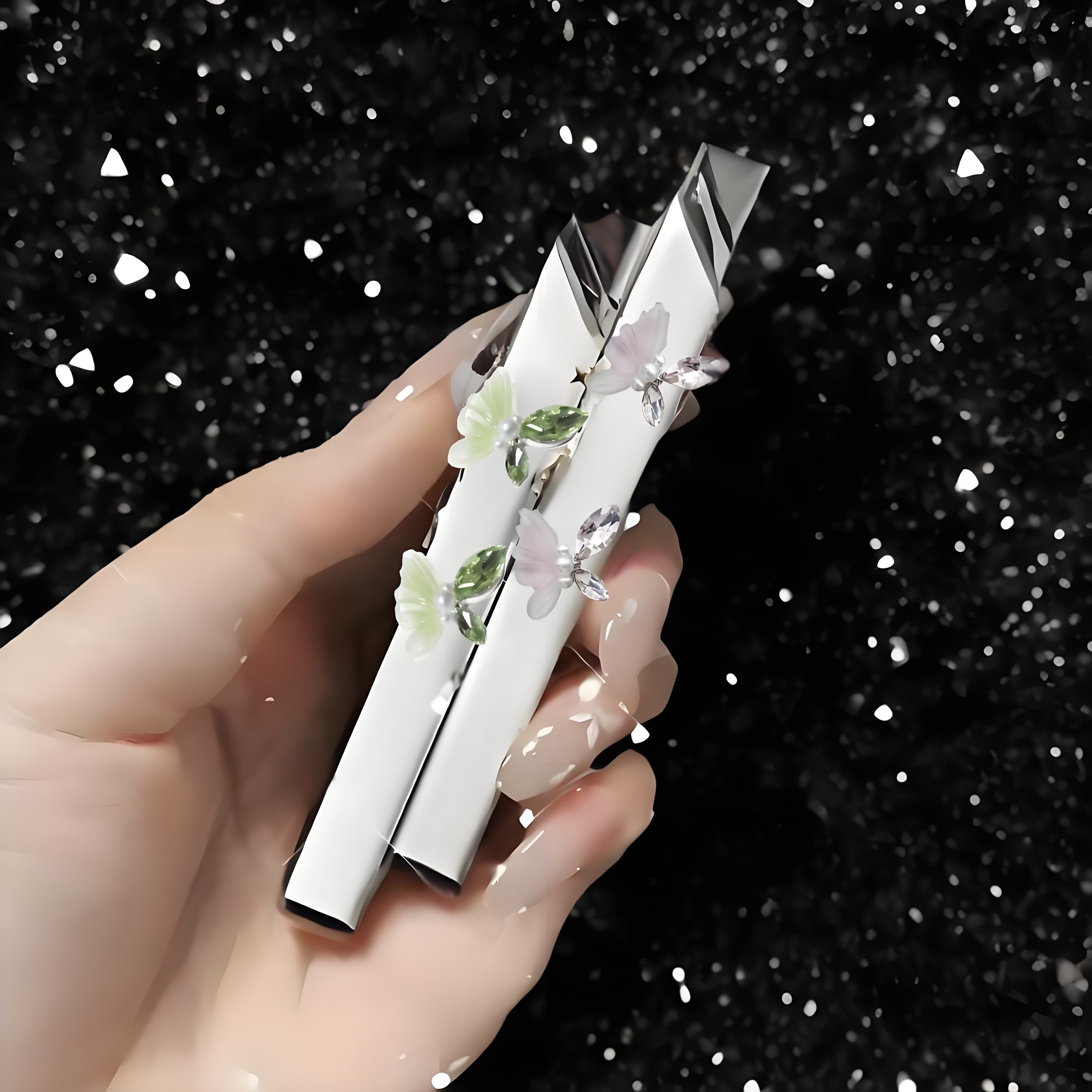 高颜值轻奢创意蝴蝶花海打火机网红款手作小众个性送女友闺蜜礼