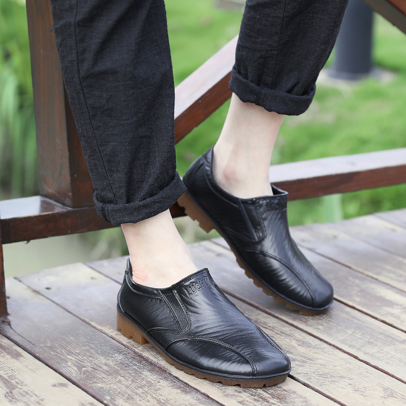 低帮雨鞋男士洗车厨房工作鞋防水胶鞋男透气雨靴防滑耐磨水鞋短筒