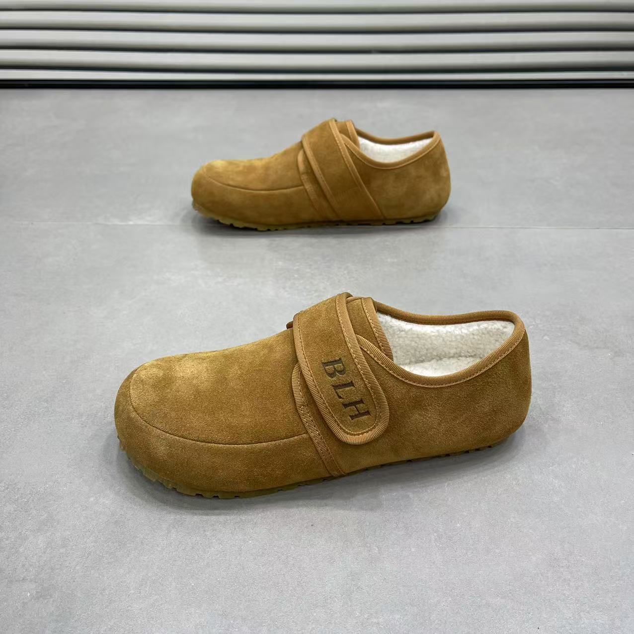 男鞋2025冬季新款加绒豆豆鞋男士一脚蹬百搭韩版休闲潮鞋开车鞋