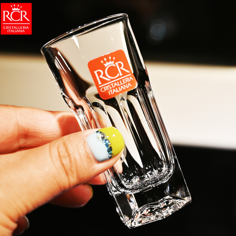 意大利进口水晶玻璃烈酒杯子弹杯白酒杯家用创意个性一两小酒杯子