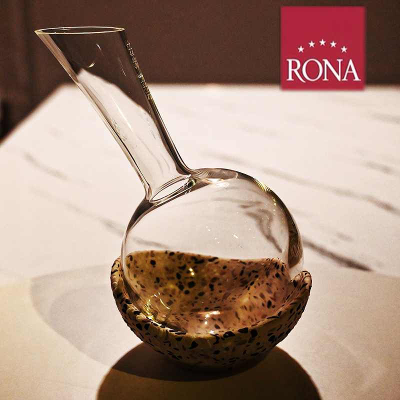 捷克RONA侍酒师红酒醒酒器手工水晶玻璃高档奢华葡萄酒分酒器轻奢