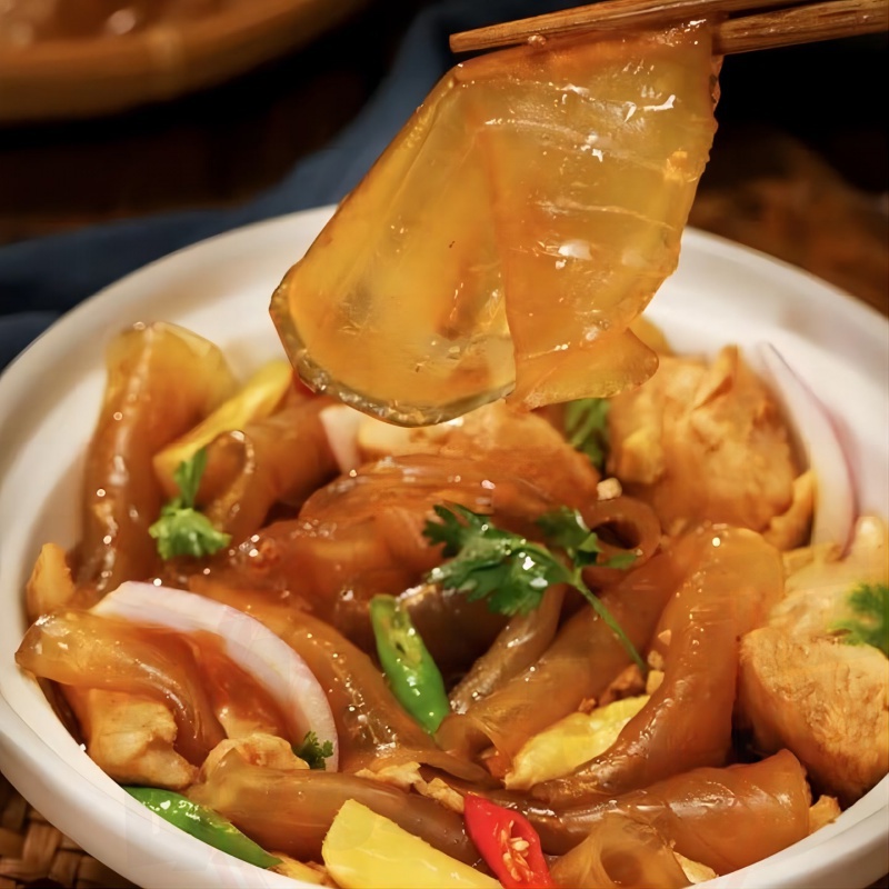 半价1斤】棍山药粉皮农家圆粉皮传统劲道爽口炖肉炒菜凉拌菜食品