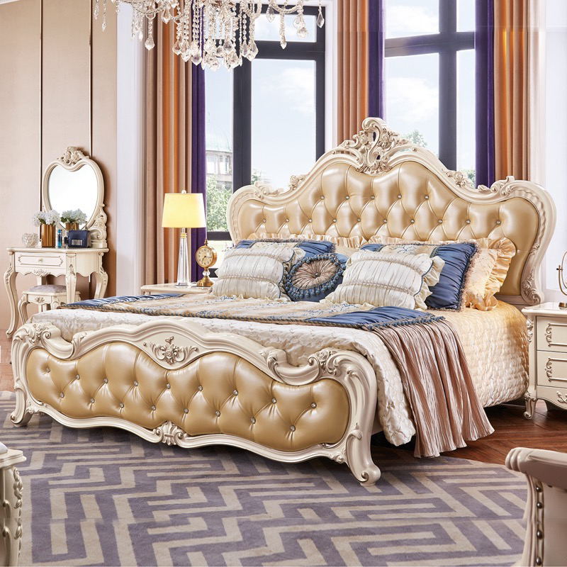 【气质拿捏】满满的高级感欧式大床高端大气婚床简约公主床双人床