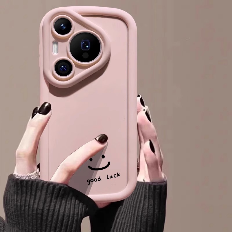 Good luck笑脸适用华为Pura80pro手机壳p80ultra保护套P80防摔女