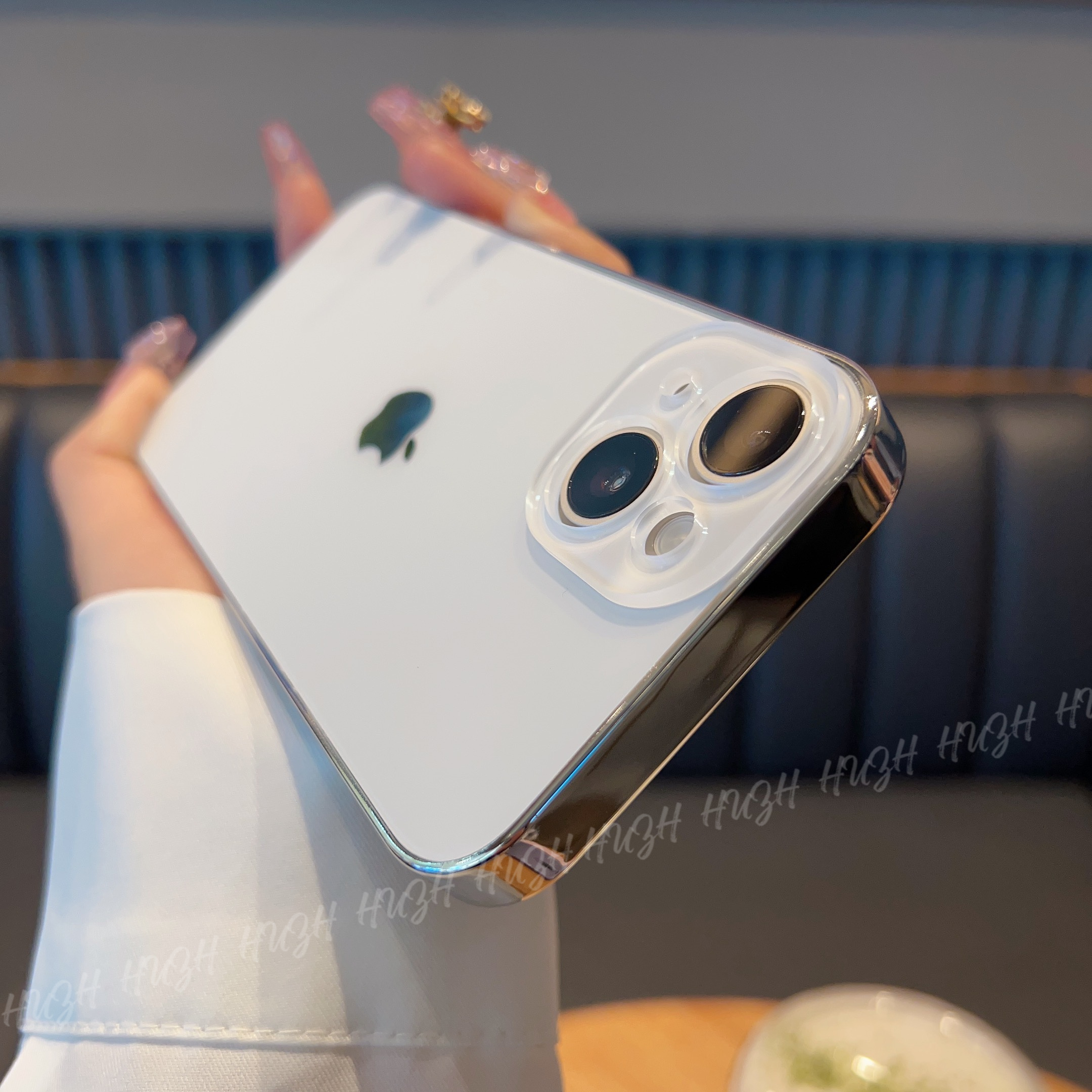 原机质感高级感经典白iPhone16promax壳全包苹果15保护套ins简约