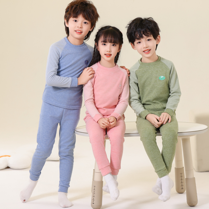 男童秋衣秋裤儿童内衣套装中大童男孩秋冬保暖女童小孩线衣线裤