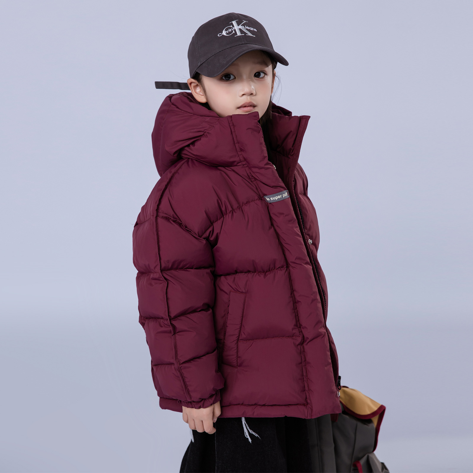 儿童羽绒服2024年秋冬新款韩版男童女童中大童白鸭绒加厚连帽外套