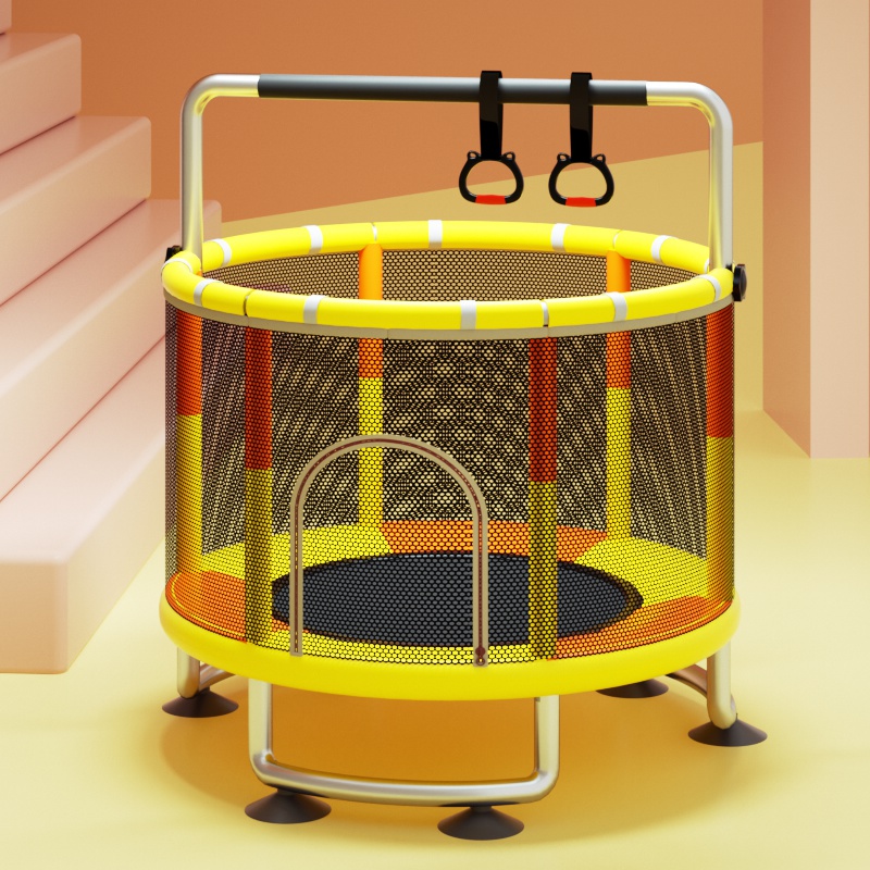 蹦床家用儿童1-3岁家用小型室内小朋友跳跳床加大蹦蹦床带护网