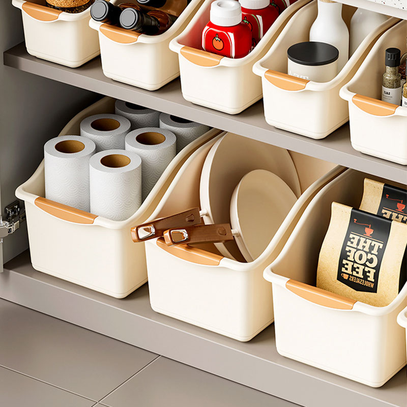 橱柜收纳盒家用大容量置物盒零食调料整理盒浴室杂物分类储物盒