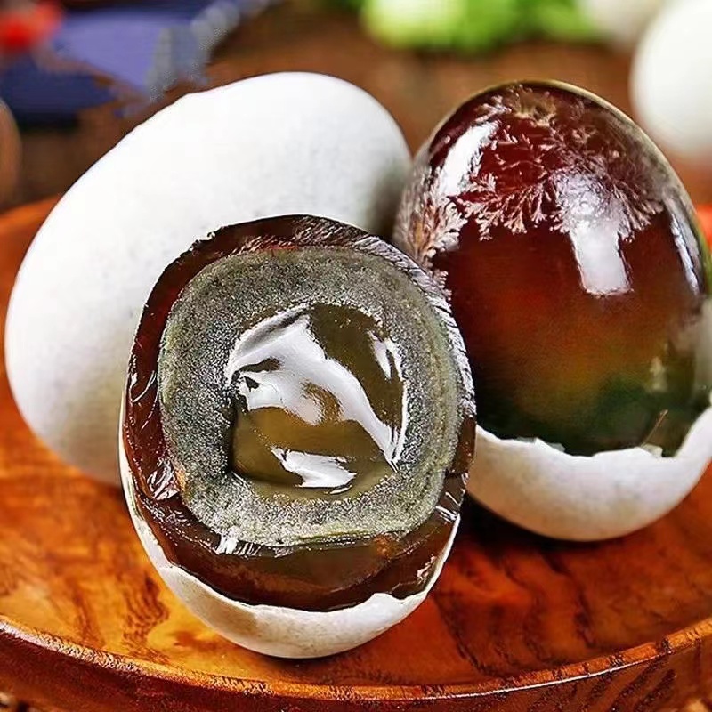 【正宗鄱阳湖松花蛋】精品松花蛋新鲜皮蛋无铅工艺腌制总重量800克