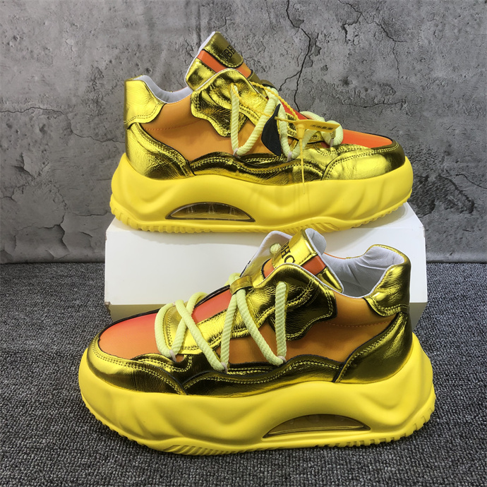 老爹鞋男秋冬新款炫彩拼接休闲厚底潮流百搭时尚ins潮运动男鞋